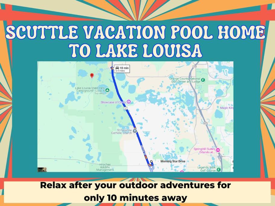 Scuttle Vacation Pool Home Wspa Orlando Kültér fotó