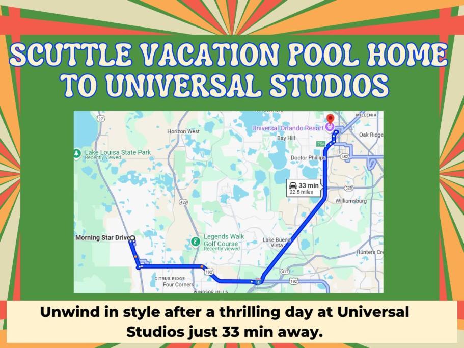 Scuttle Vacation Pool Home Wspa Orlando Kültér fotó
