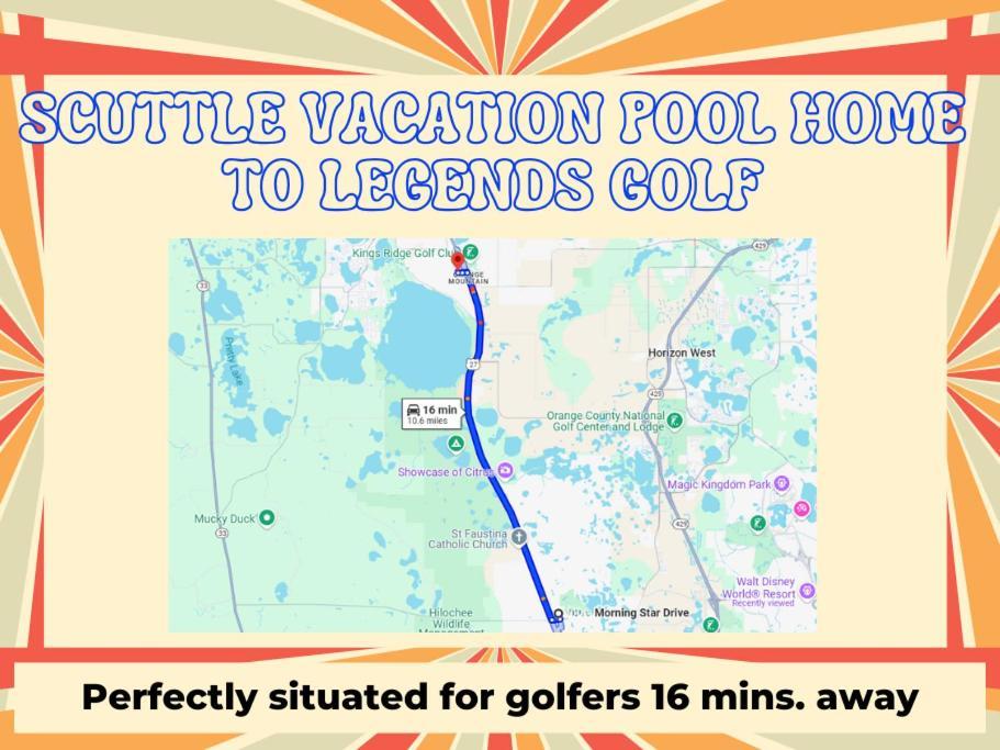Scuttle Vacation Pool Home Wspa Orlando Kültér fotó