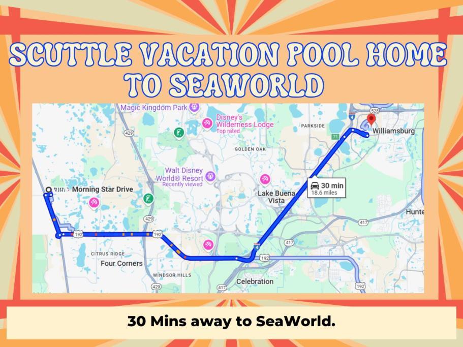 Scuttle Vacation Pool Home Wspa Orlando Kültér fotó